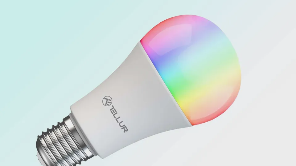 Tellur WiFi Smart Bulb E27 9W RGB okos LED izzó